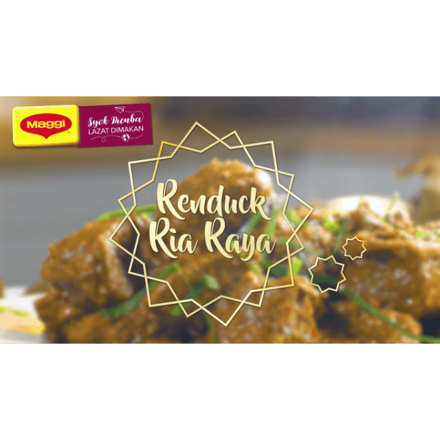 maggi malaysia youtube 2018 hari raya renduck ria raya recipe promotional video